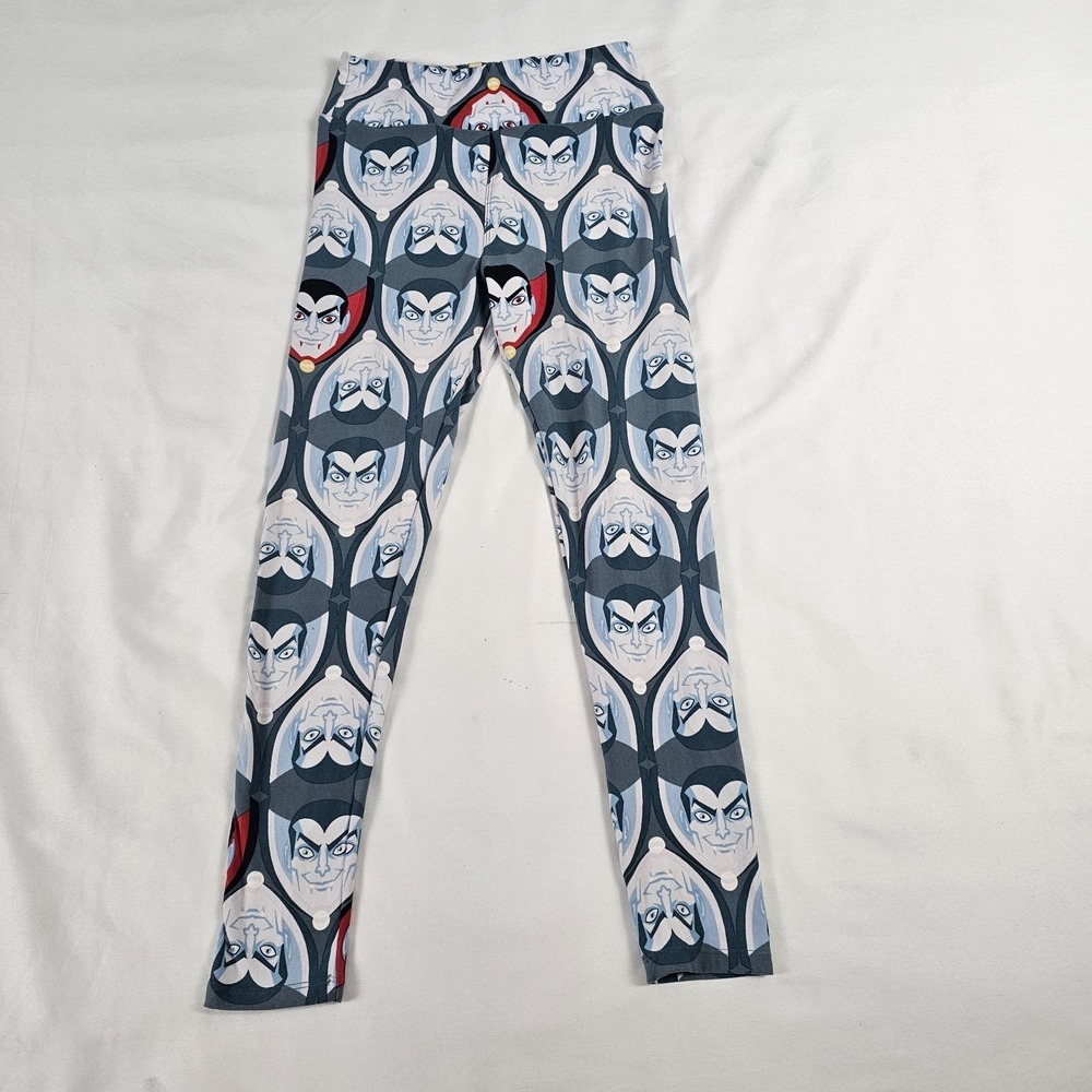 LuLaRoe One Size OS Leggings Halloween Dracula‎ Vampires